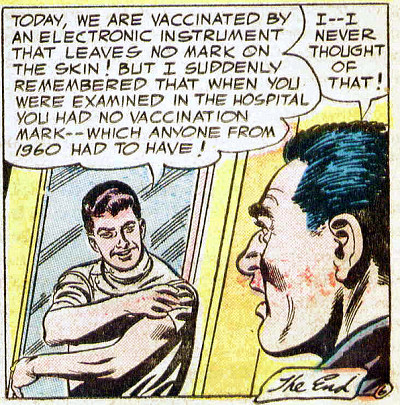 And I knew you'd been vaccinated because of your autism!
