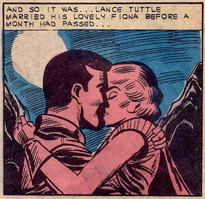 After we're married we'll be able to kiss WITHOUT gloves on.