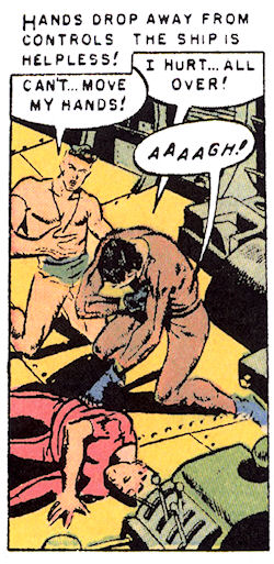 Let's not speculate about what the shirtless guy in the cutoffs does on this ship.